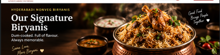 Biryanis from 90s Biryani