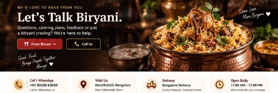 Hyderabadi chicken dum biryani from 90s Biryani